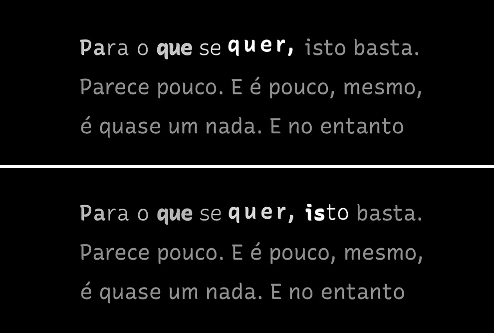 As mesmas frases apresentadas em diferentes formas: ampliando o potencial da linguagem escrita para reproduzir emoções