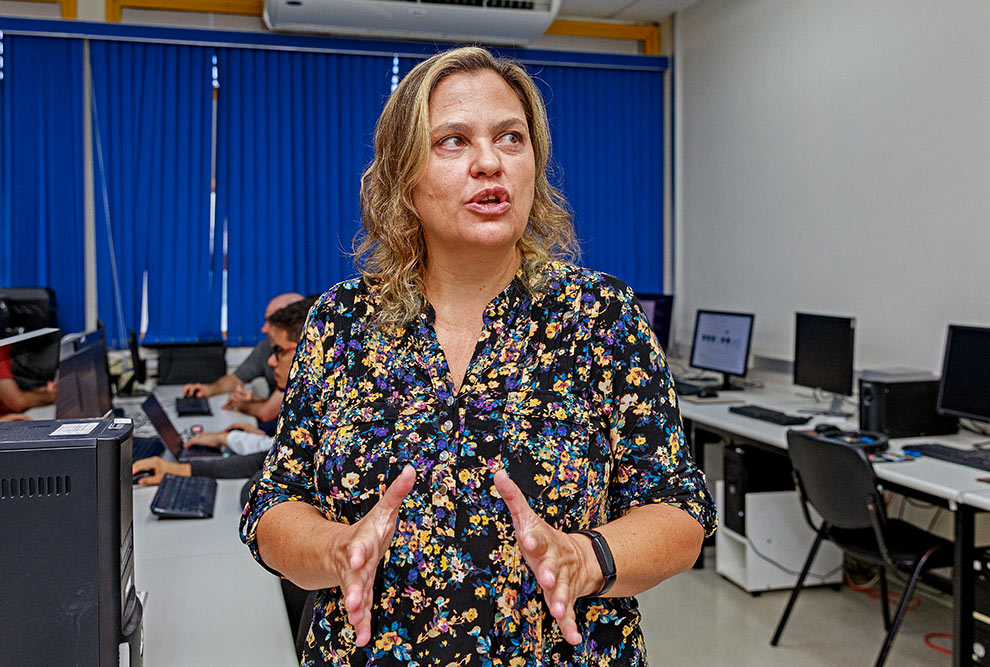 A professora Leticia Rittner, coordenadora do Laboratório de Computação de Imagens Médicas: “A partir de um nível de maturidade maior, a gente pode ousar, ampliar nosso escopo”