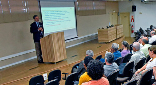 Brito Cruz disse em sua palestra que o Brasil é o décimo país do mundo quanto ao gasto de recursos com pesquisa