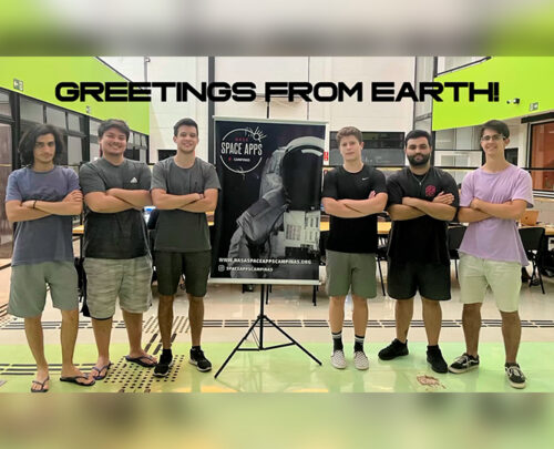 O time da Universidade, – batizado de Greetings from Earth (saudações da Terra) – foi formado pelos alunos de Engenharia de Computação Andreas Cisi Ramos, Bruno Amaral Teixeira de Freitas, Bernardo Panka Archegas, Naim Shaikhzadeh Santos e Felipe Gabriel Brabes da Silva, além de Daniel Yuji Hosomi, da Ciência de Computação