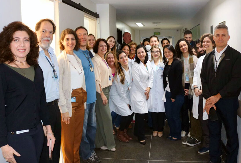 Equipe do Serviço de Medicina Nuclear do HC: a Radiofarmácia ocupa 20 metros quadrados dentro da área, localizada no segundo andar 