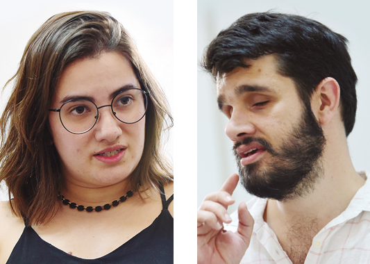 A pesquisadora Juliana Alves e o orientador André Kaysel: estudo debate características do "feudalismo" brasileiro