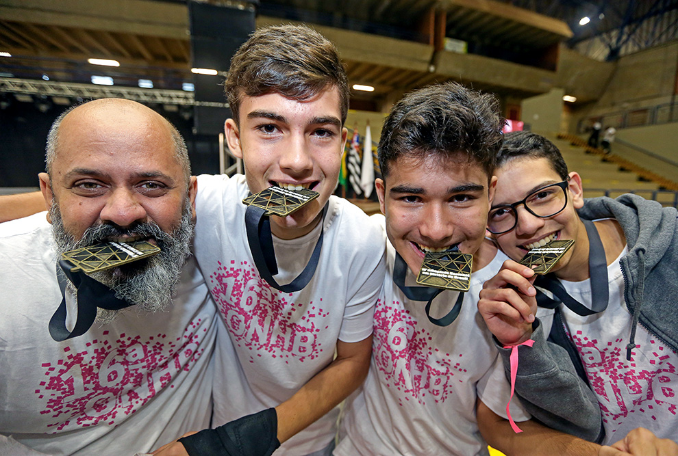 O estado do Ceará levou o maior número de 
medalhas, um total de 19