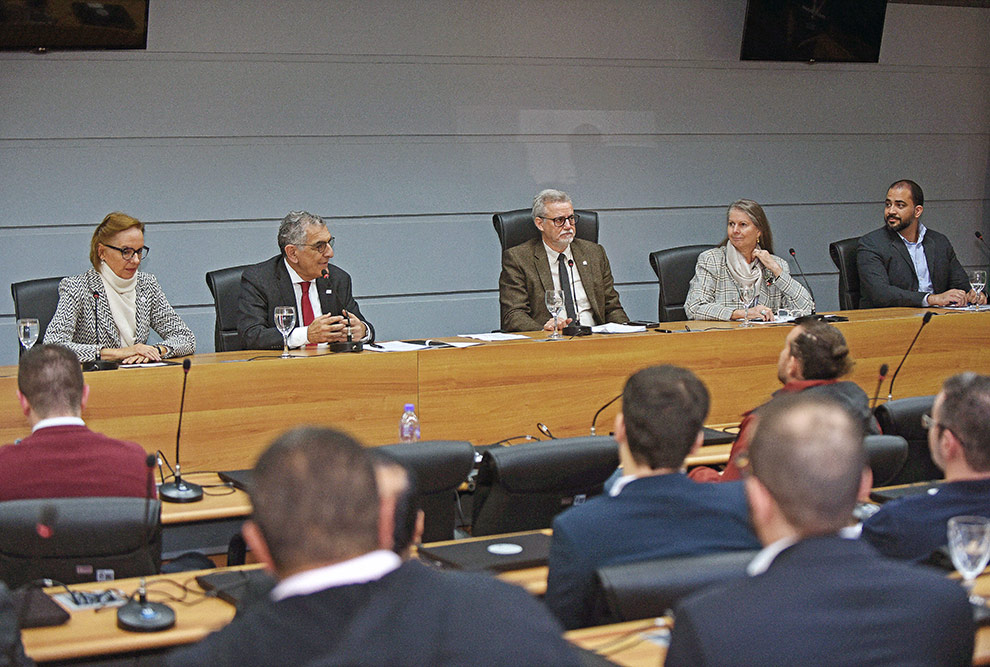 O secretário estadual de Ciência, Tecnologia e Inovação, Vahan Agopyan participou da solenidade de lançamento do ETCR, que já conta com 11 projetos em andamento