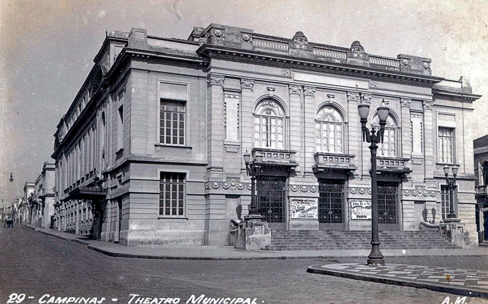 Theatro Municpal de Campinas demolido na década de 1970