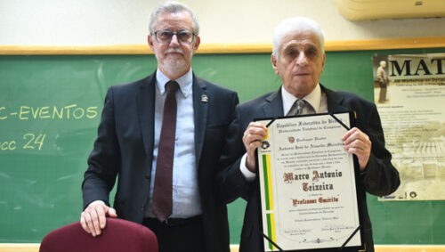 Marco Antonio Teixeira recebe título de professor emérito da Unicamp