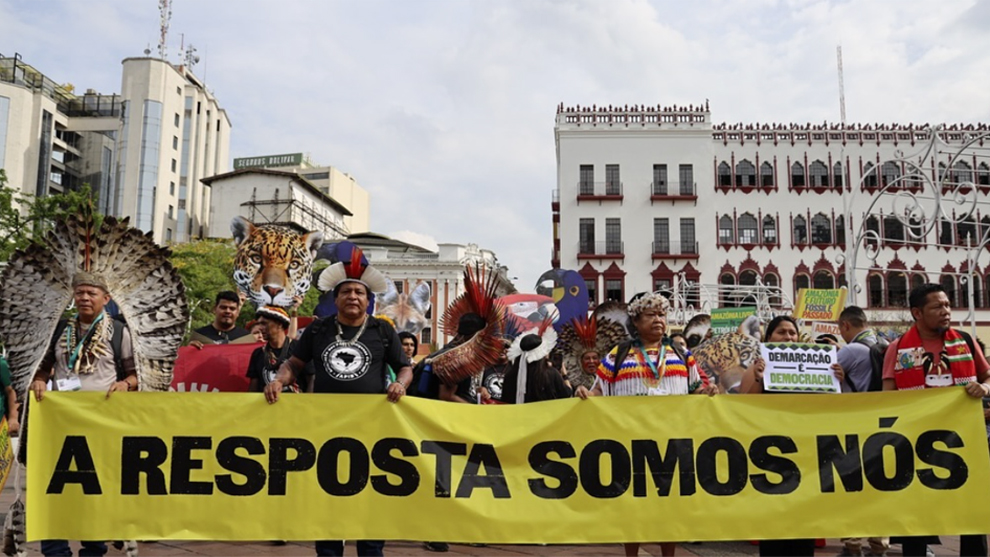 Oito organizações que representam povos indígenas de norte a sul defendem o lema “a resposta somos nós”