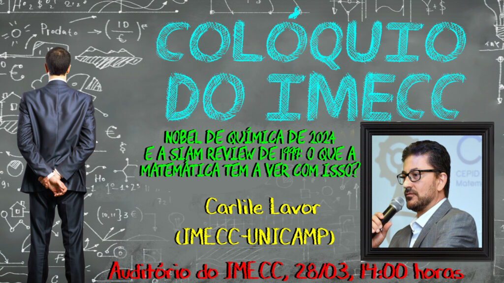 Colóquio no Imecc aborda Nobel de Química de 2024 e artigo na SIAM Review
