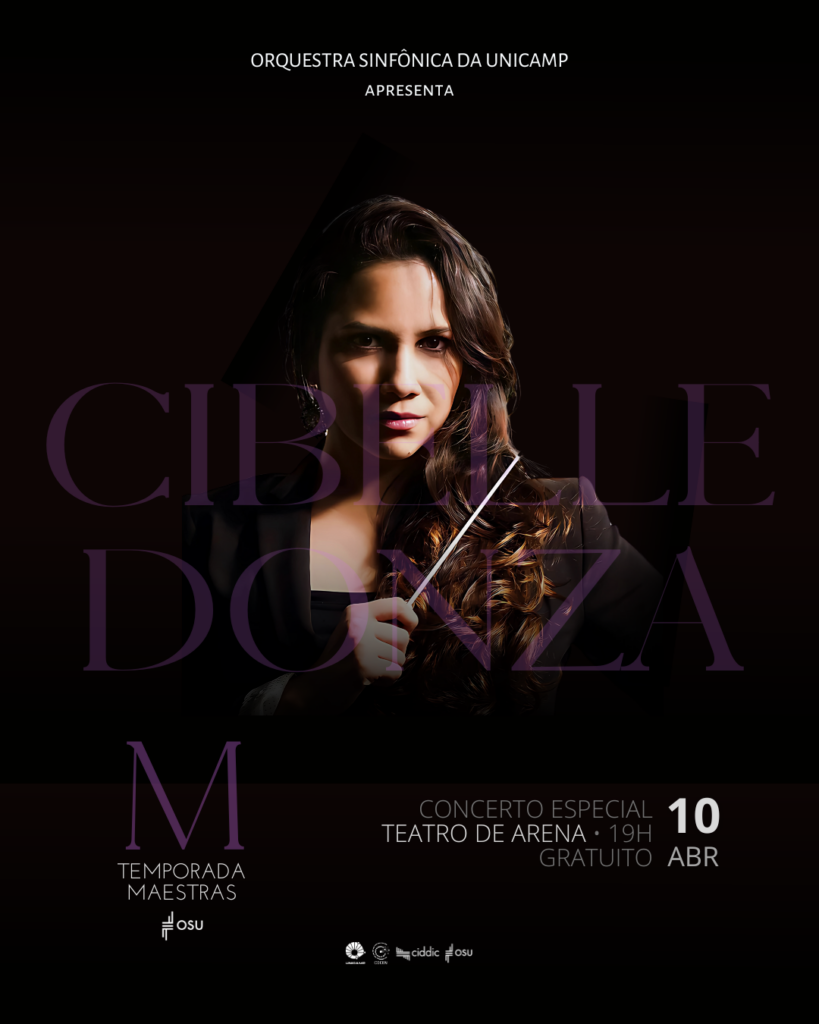 Cibelle Donza rege a Orquestra Sinfônica da Unicamp em concerto especial da série “Temporada Maestras”