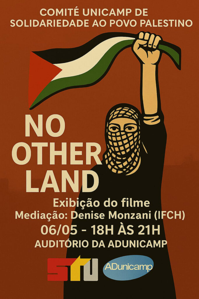Comitê Unicamp de Solidariedade ao Povo Palestino exibe documentário ‘NoOther Land’ na ADunicamp