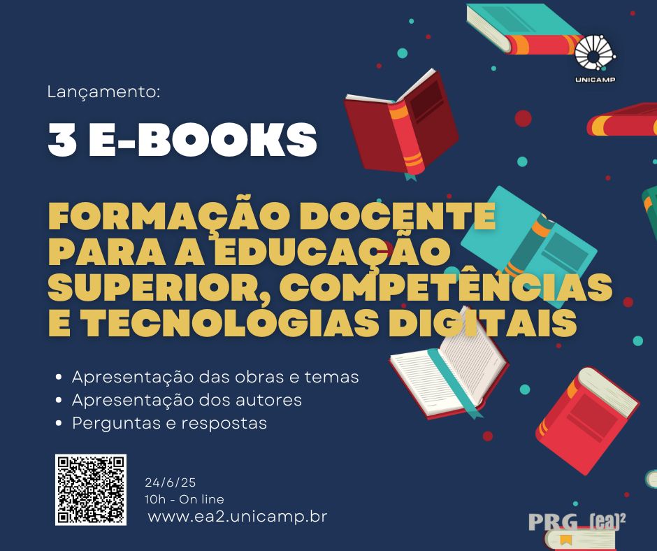[EA]² lança três e-books sobre formação docente e inovação na educação superior
