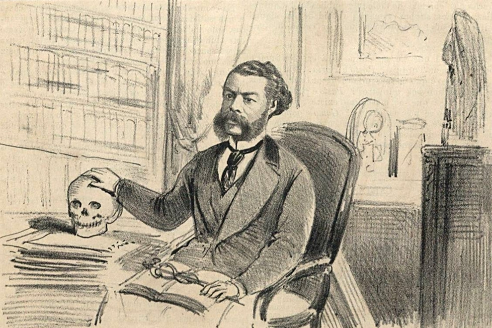 Ilustração de Constantino (Crédito: Semana Ilustrada. Ano XIII, n. 635. Rio de Janeiro, 09 fev. 1873. p. 5076. Arquivo Hemeroteca Digital/BN)