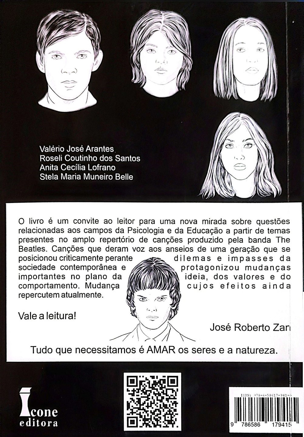 Capa do livro Beatlemania - na psicologia e educação