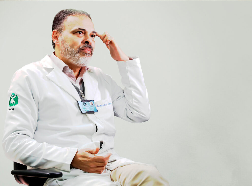 O professor e médico Hazem Abdel Ashmawi