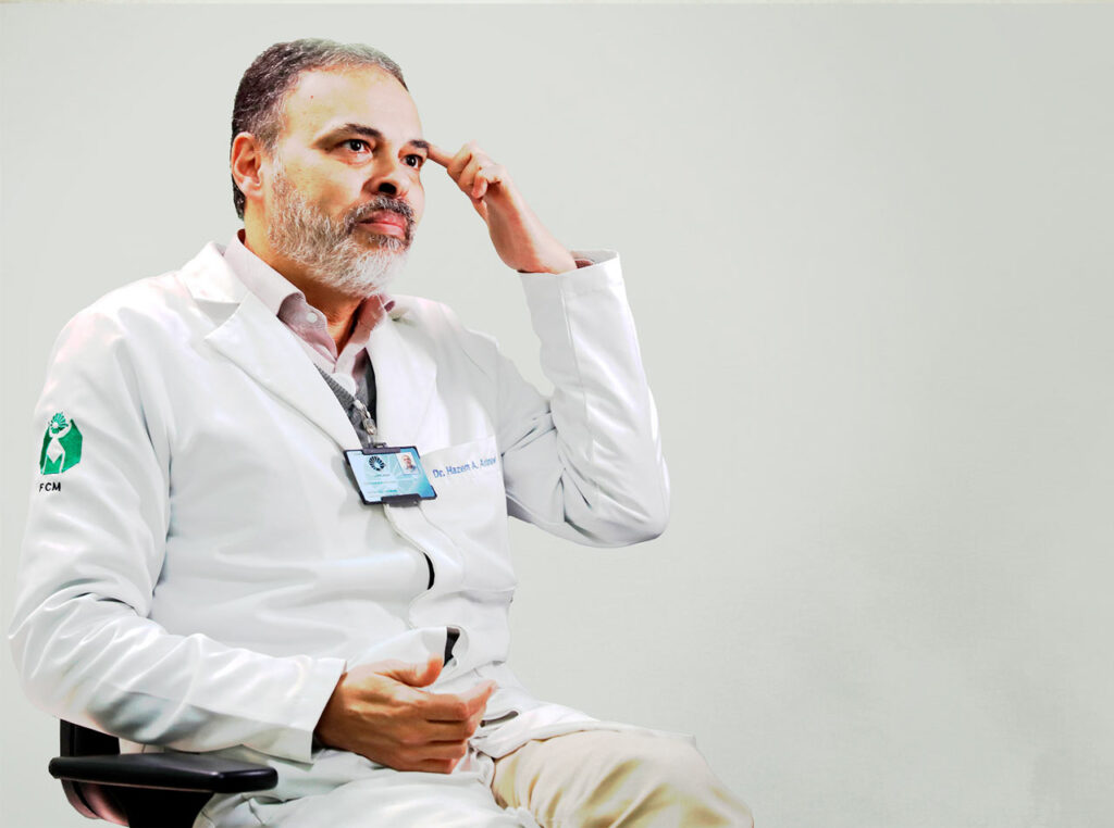O professor e médico Hazem Abdel Ashmawi