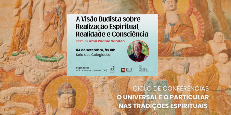 IEL recebe mestre budista Lama Padma Samten para palestra