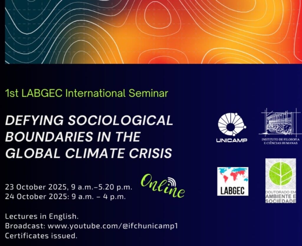 Seminário internacional do Labgec discute limites e desafios na crise climática global