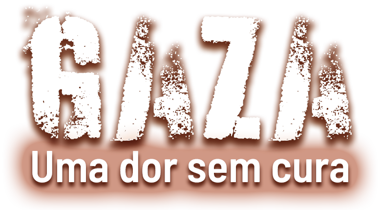 Arte do título: Gaza uma dor sem cura