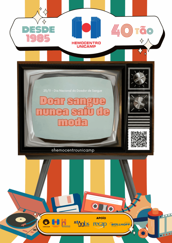 Hemocentro celebra 40 anos de fundação com várias atividades