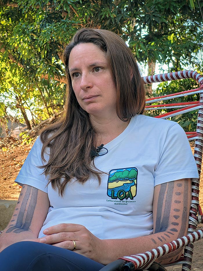 A docente Cassiana Montagner, do IQ: grupo de 22 cientistas de 12 países