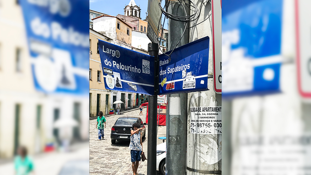 Cenário do Largo do Pelourinho, em Salvador